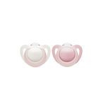 Set 2 suzete ortodontice din silicon 0-6 luni Nuk Genius 730046-2, Multicolor fotografia produsului View 2 S