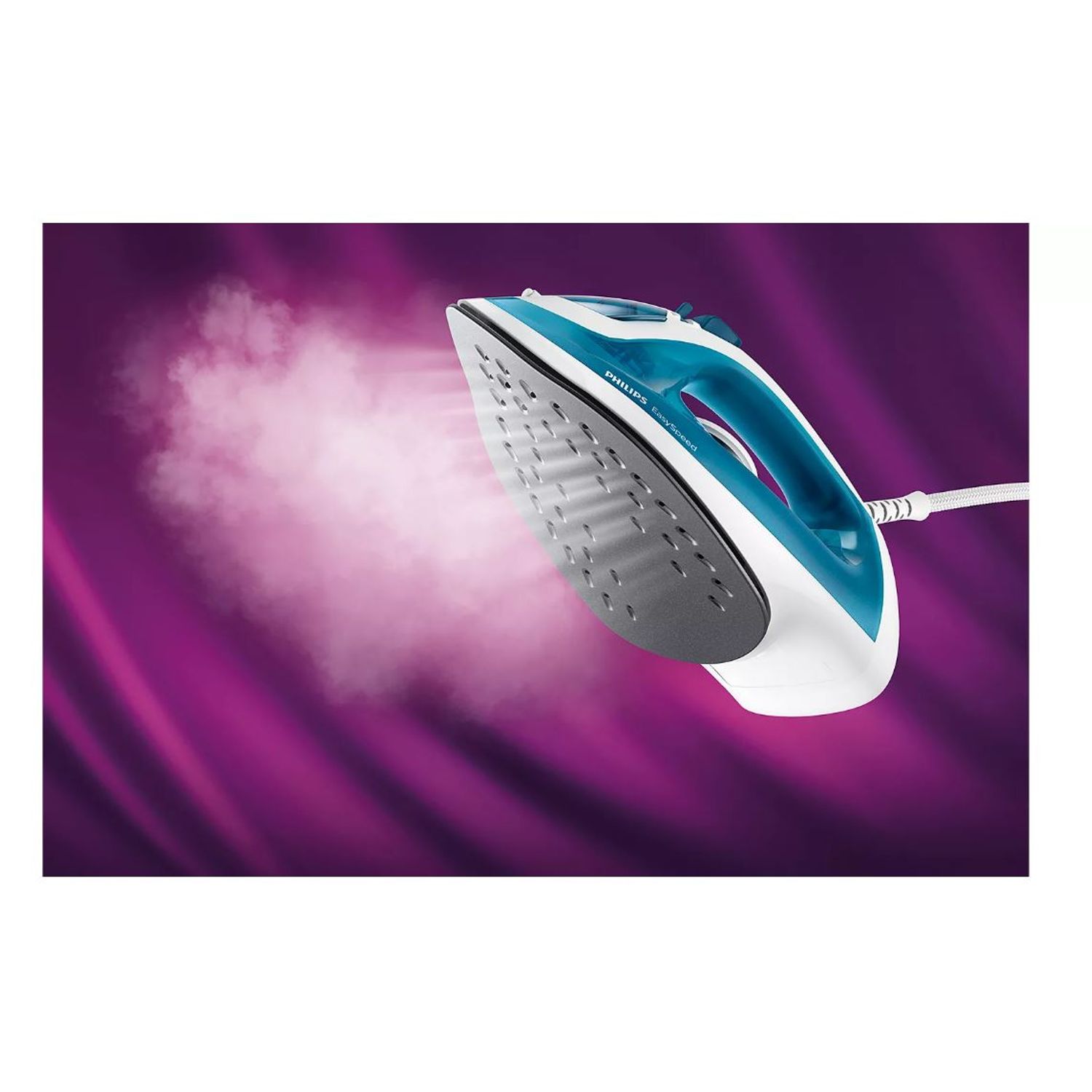 Fier de calcat cu abur Philips GC1744/20, 2000 W, Rezervor 220 ml, Albastru fotografia produsului View 3 L