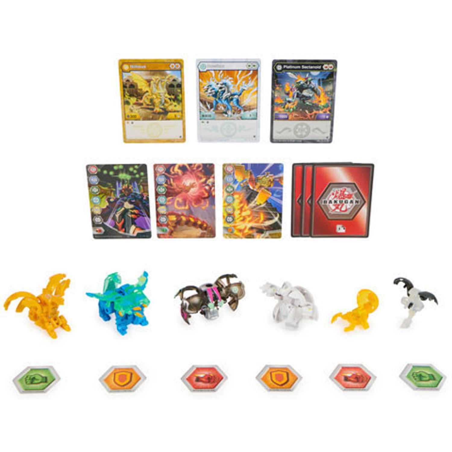 Set 4 Figurine Bakugan Evolutions Battle Strike Pack, Sectanoid si Arcleon fotografia produsului View 4 L