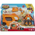 Set 2 figurine Transformers Rescue Bots Academy, Portocaliu, 10 cm, 3 ani+ fotografia produsului