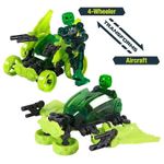 Set Figurina Robot articulat transformabil KlikBot Megabots Drifter, Green fotografia produsului View 4 S