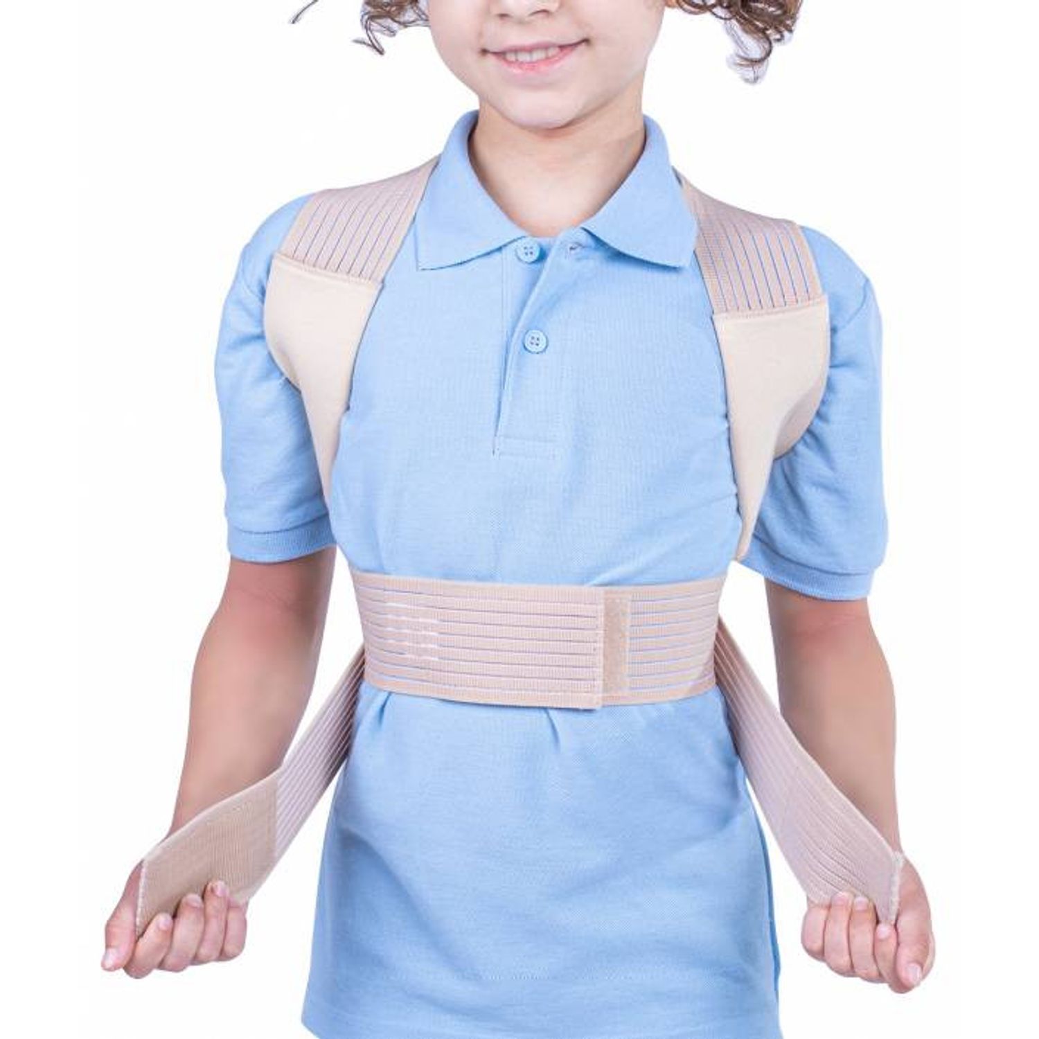 Orteza toracica elastica pentru copii, Triamed Thoratex 03 Junior, Bej, 1 fotografia produsului View 2 L
