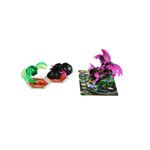 Set 3 figurine Bakugan Evolutions Platinum Power Up, Blitz Fox, Mov, 7 cm fotografia produsului View 3 S