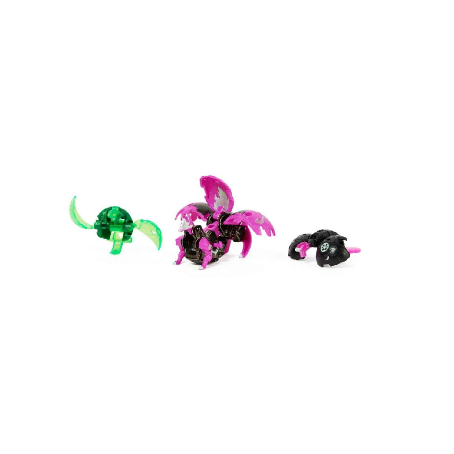 Set 3 figurine Bakugan Evolutions Platinum Power Up, Blitz Fox, Mov, 7 cm fotografia produsului View 10 L