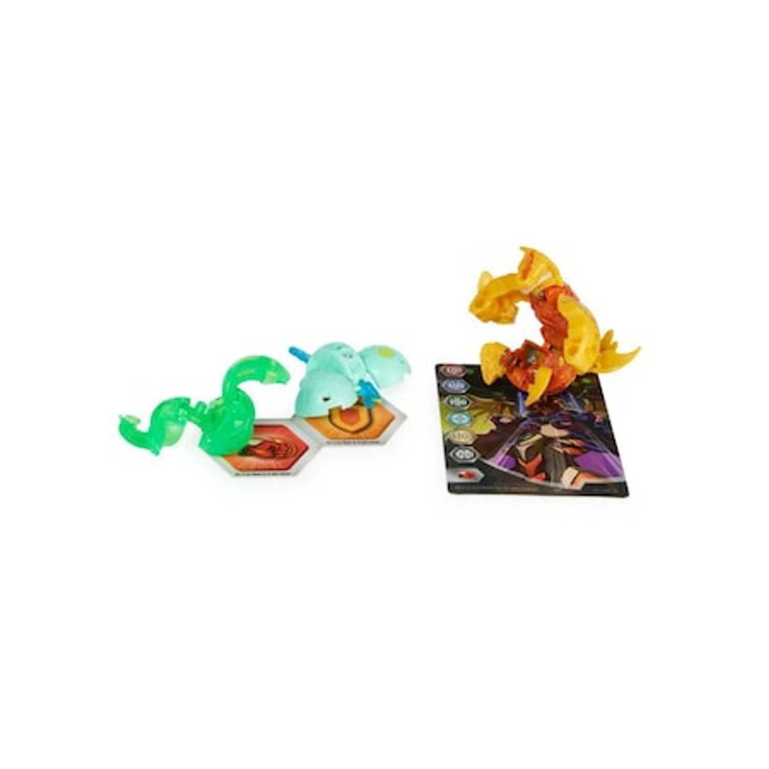 Set 3 figurine Bakugan Evolutions Platinum Power Up, Neo Dragonoid, 7 cm fotografia produsului View 2 L