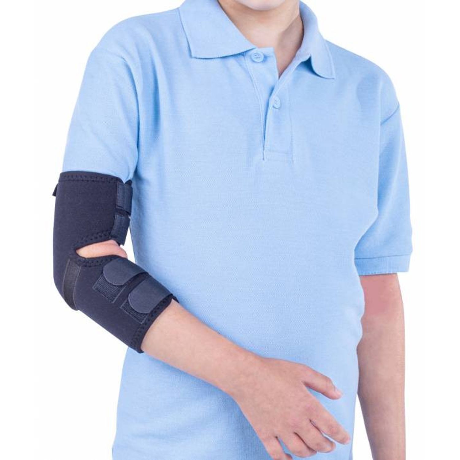 Orteza de cot mobila, pentru copii, Triamed, Elbow Flex Junior, Negru, 2 fotografia produsului