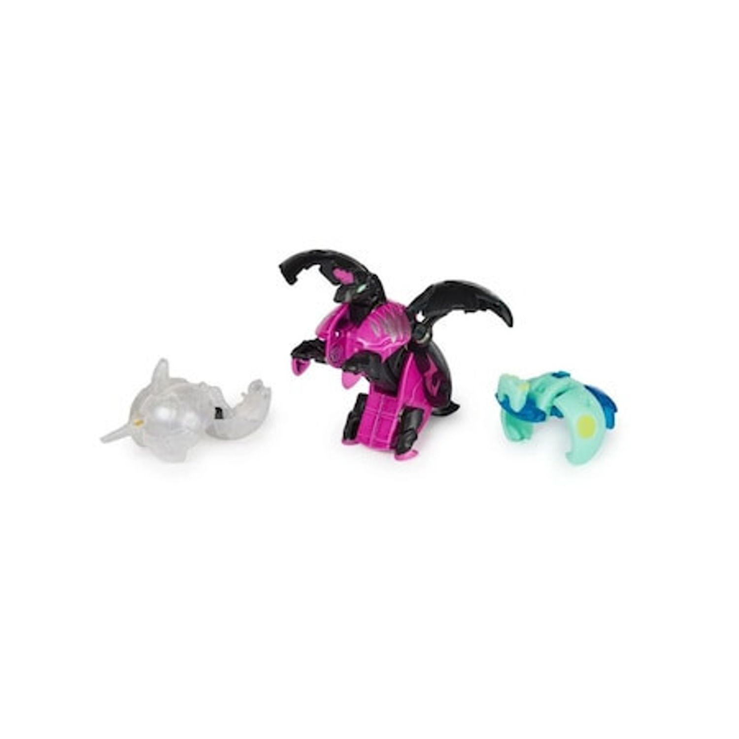 Set 3 figurine Bakugan Evolutions Platinum Power Up, Neo Pegatrix, 7 cm fotografia produsului View 3 L
