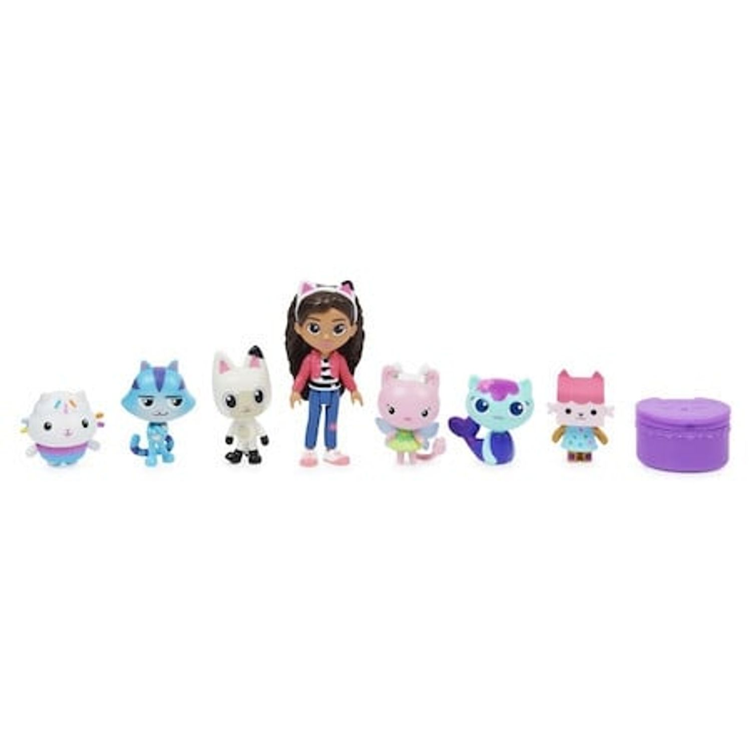 Set 8 figurine interactive Spin Master, Gabby's Dollhouse de luxe, 7 cm fotografia produsului