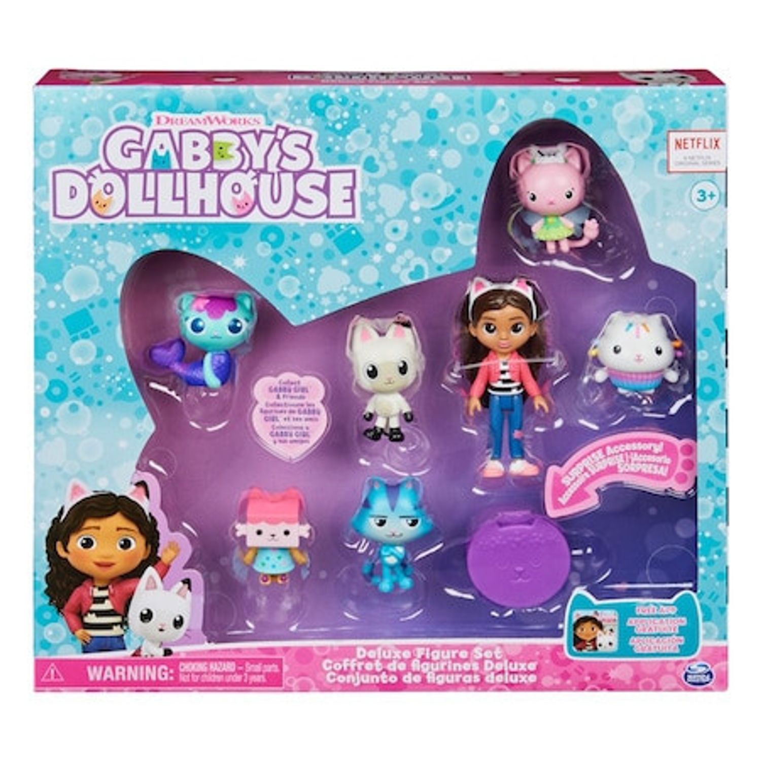 Set 8 figurine interactive Spin Master, Gabby's Dollhouse de luxe, 7 cm fotografia produsului View 3 L