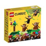 LEGO Classic 11031 - Distractie creativa cu maimute, 135 piese, 5 ani+ fotografia produsului