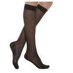 Ciorapi elastici compresie medie, Relaxsan, pana la genunchi, Negru, 4 fotografia produsului