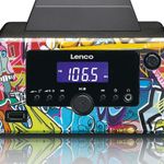 Microsistem stereo Lenco MC-020, Bluetooth, FM, USB si AUX, Multicolor fotografia produsului View 4 S