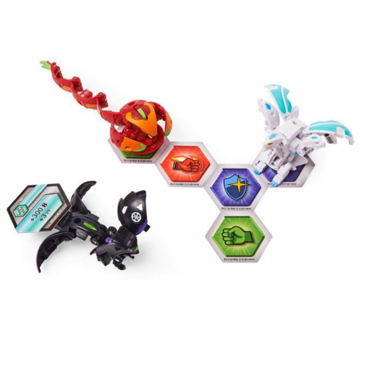 Figurine Bakugan Starter Pack - Fenneca Ultra, Crustillion, Nillious fotografia produsului View 9 L