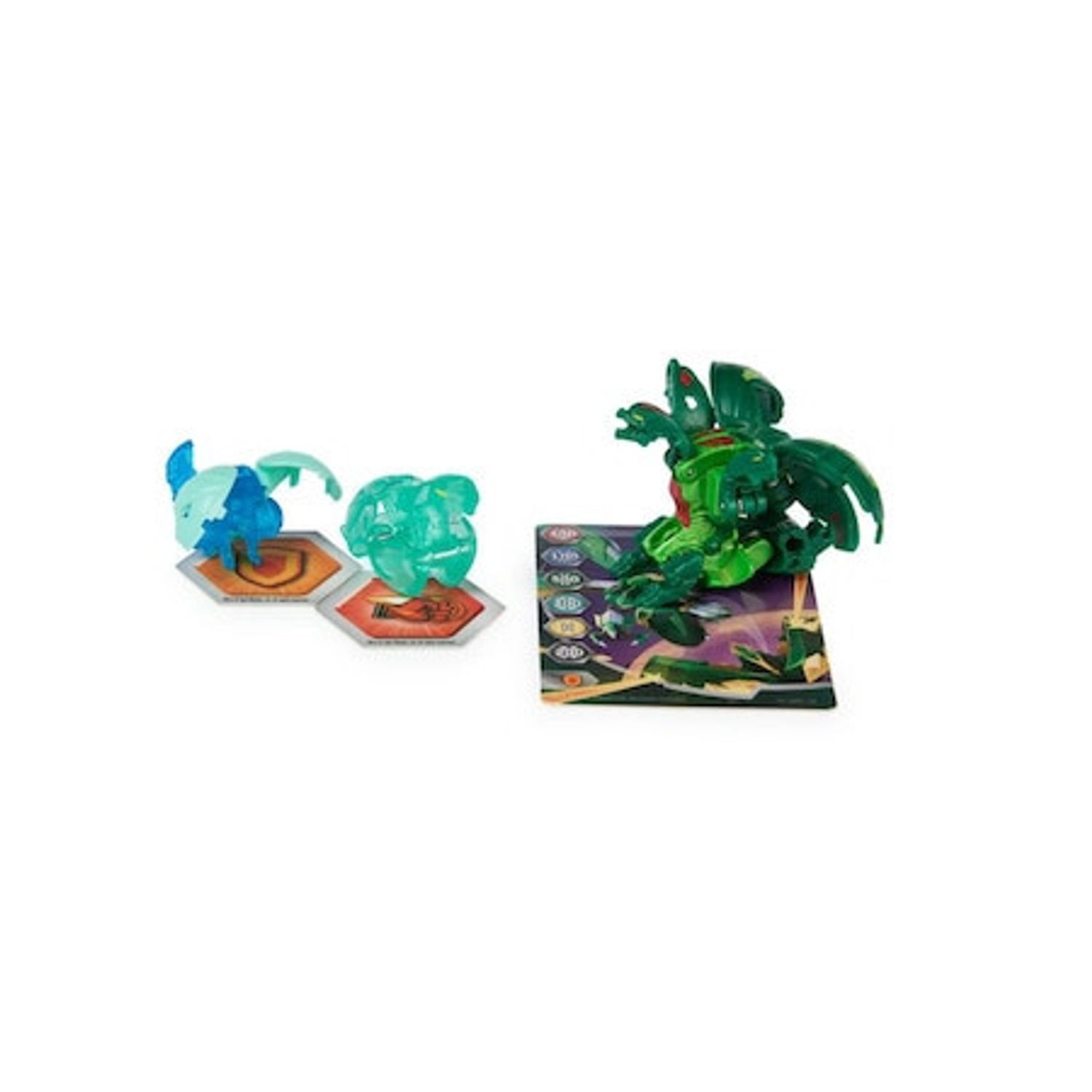 Set 3 figurine Bakugan Evolutions Platinum Power Up, Nillious, 7 cm fotografia produsului View 3 L