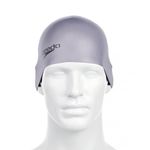 Casca inot adulti din silicon Speedo Plain Flat, one size, argintiu fotografia produsului View 2 S