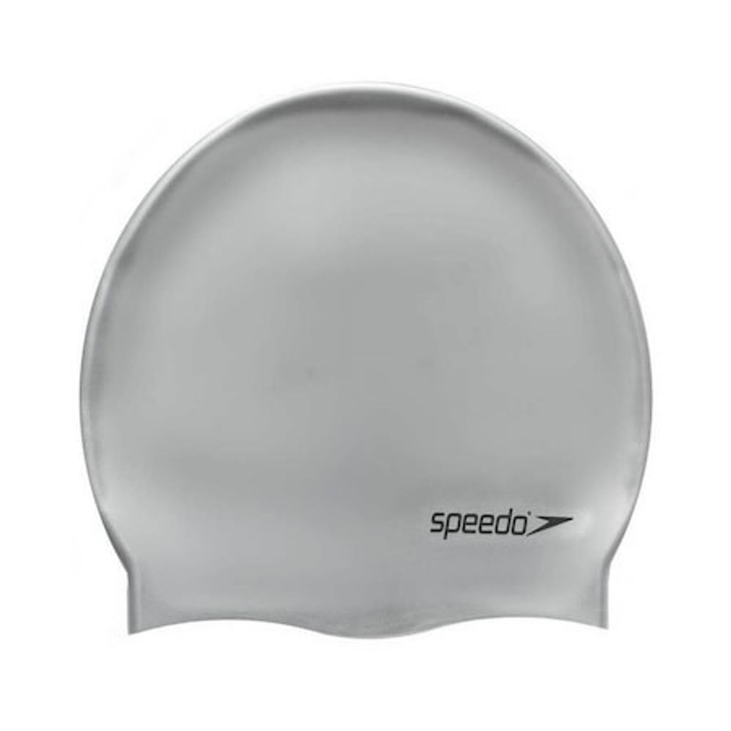 Casca inot adulti din silicon Speedo Plain Flat, one size, argintiu fotografia produsului