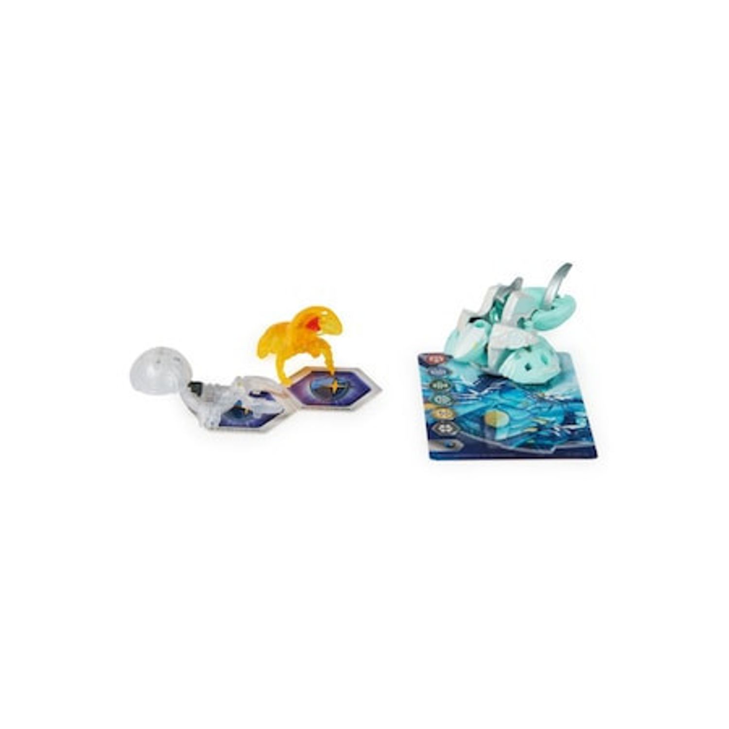 Set 3 figurine Bakugan Evolutions Platinum Power Up, Sharktar, 6 cm fotografia produsului View 4 L