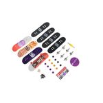 Set 4 mini Skateboarduri Tech Deck Habitat cu Piese de Schimb, 9 cm fotografia produsului