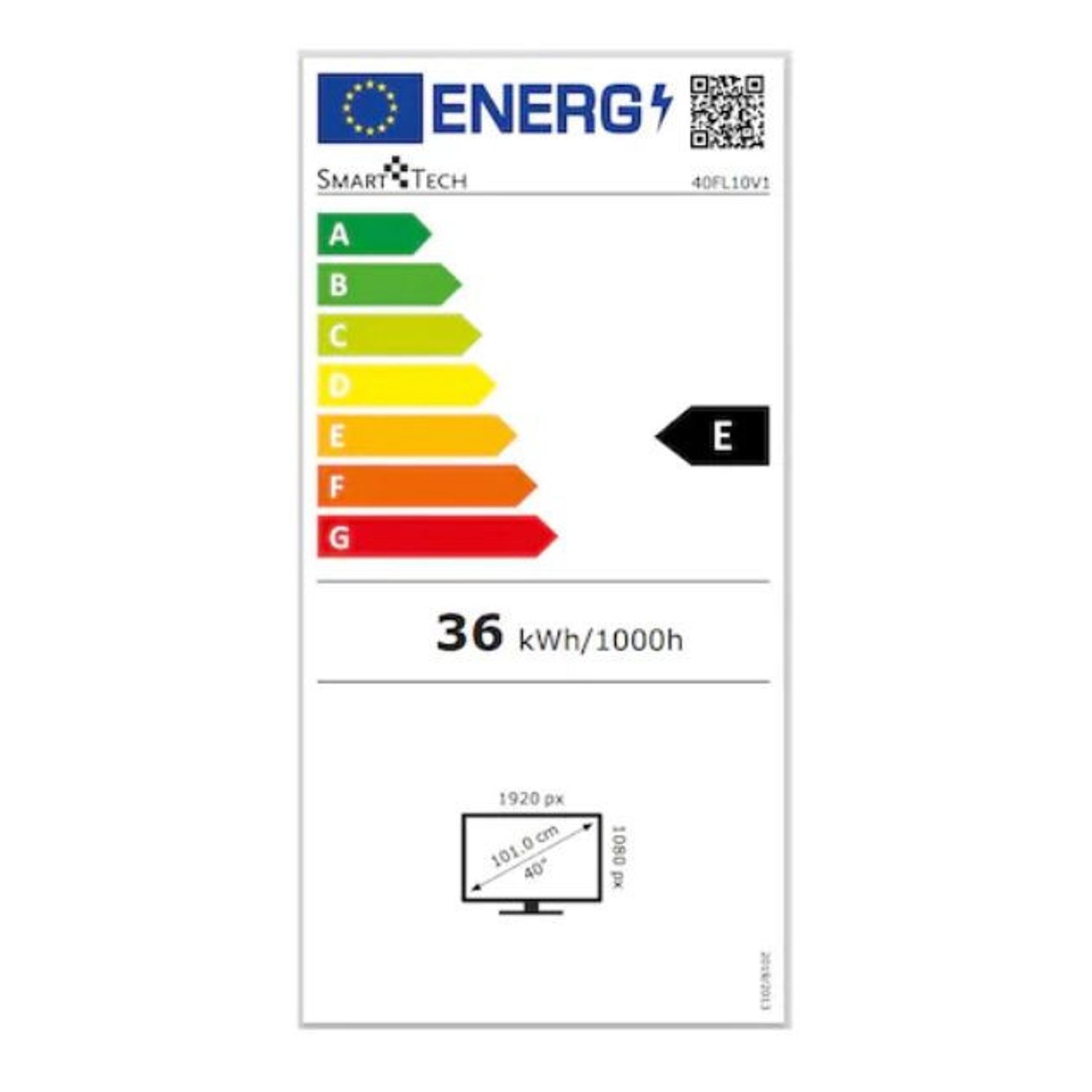 Televizor LED Smart Tech 40FL10V1, 101 cm, Smart, Full HD, Clasa E fotografia produsului View 5 L