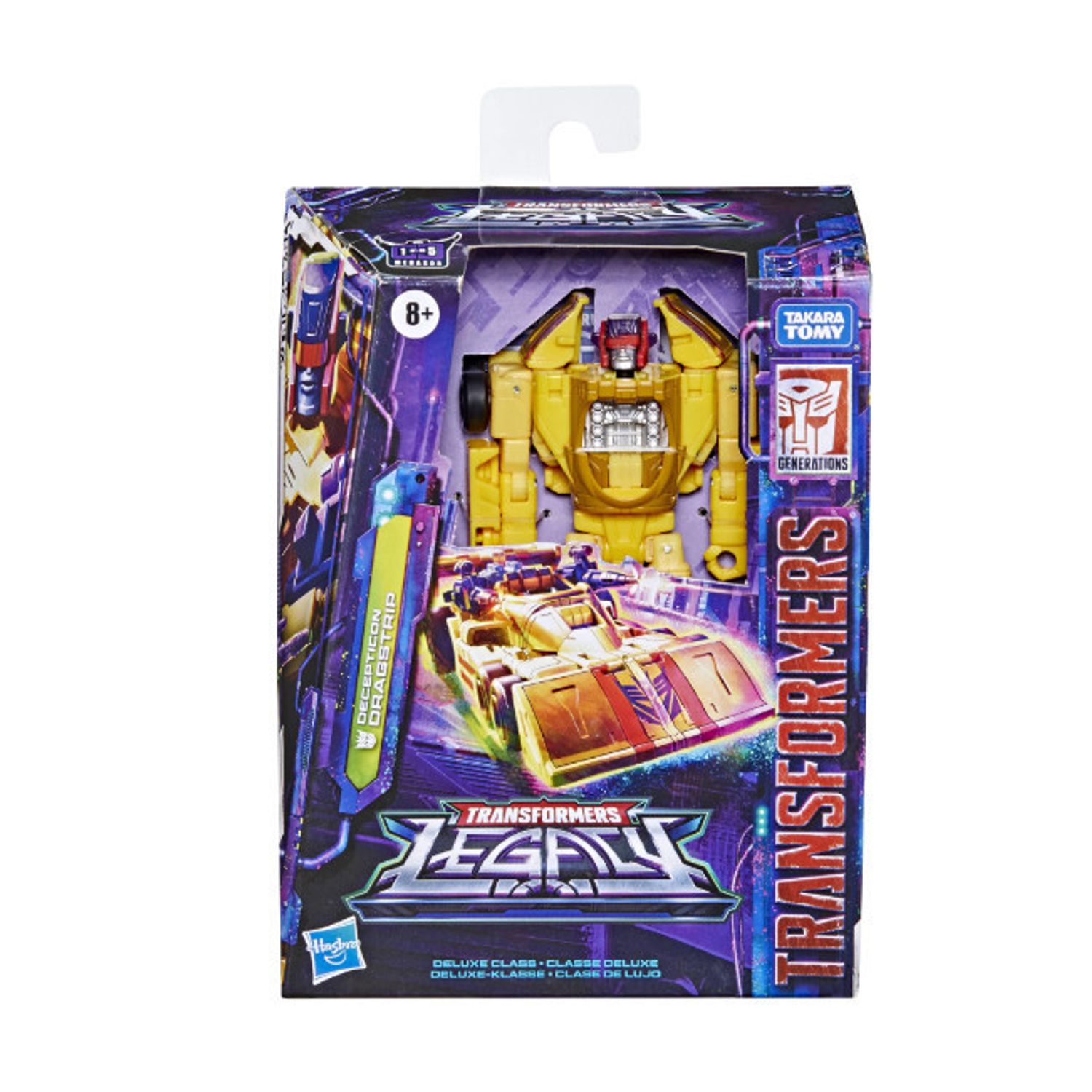 Figurina Transformers Generations Legacy Deluxe - Dragstrip, 13 cm fotografia produsului