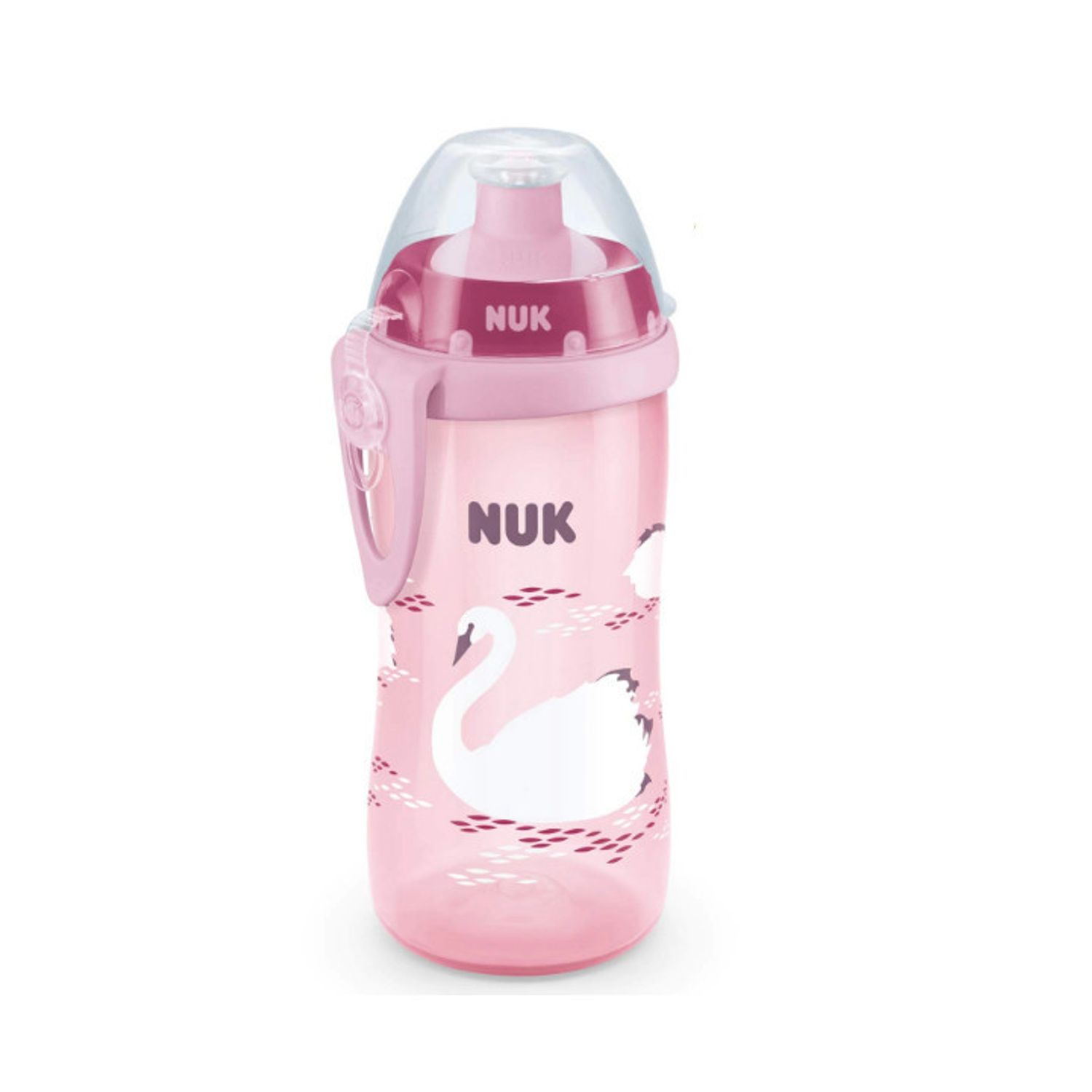 Cana Nuk First Choice Junior Cup cu sistem Push-Pull, 300 ml, Roz fotografia produsului
