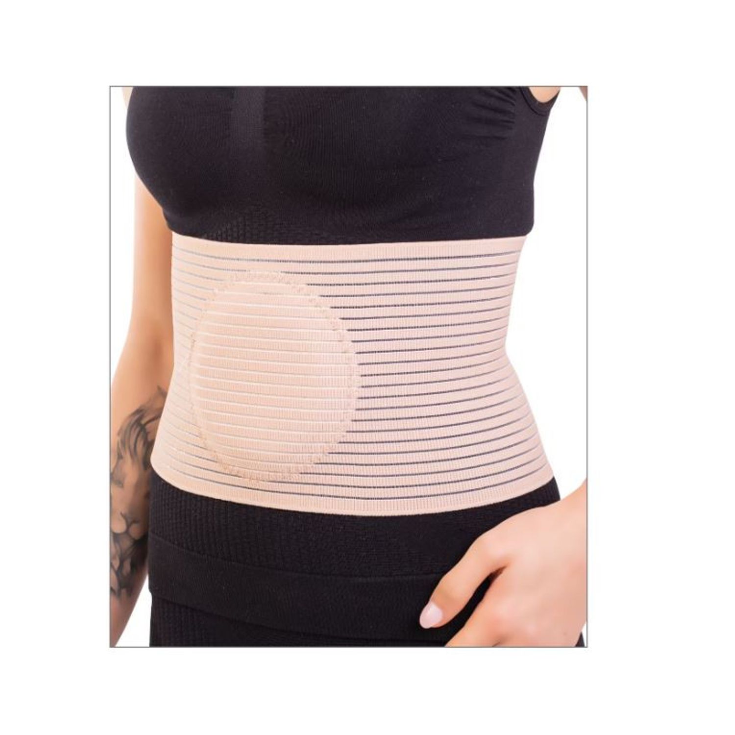 Corset abdominal pentru hernie ombilicala Triamed OMBIFIX, Bej, 2 fotografia produsului