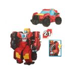 Figurina Transformers Rescue Bots Academy, Hot Shot, Rosu, 15 cm fotografia produsului View 4 S