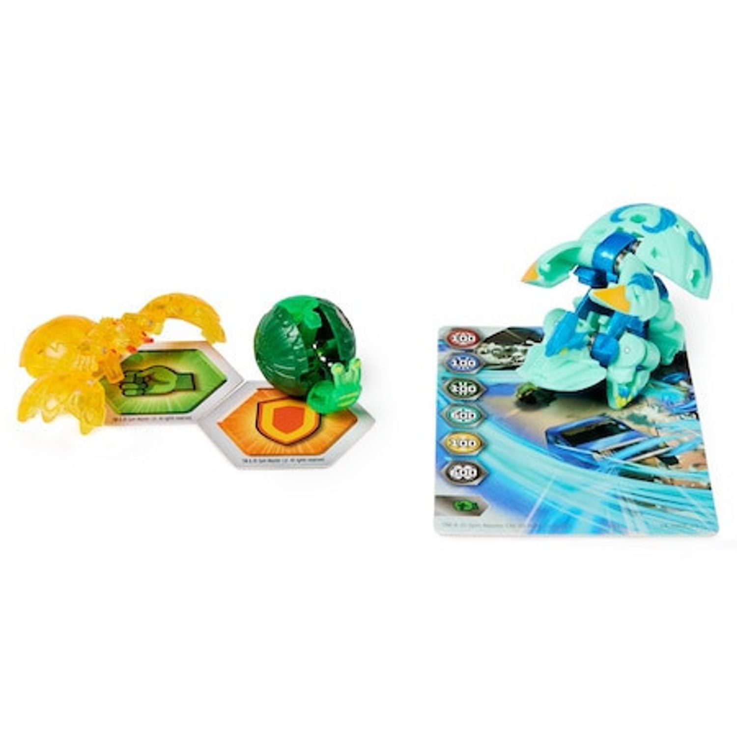 Figurina Bakugan Evolutions - Platinum Powerup, Sludgem si Widow fotografia produsului View 5 L