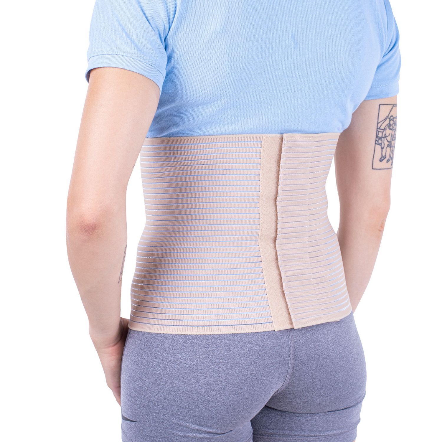 Corset abdominal pentru sustinere, Triamed, Abd 03 Tria, Bej, 2 fotografia produsului View 3 L