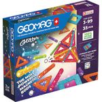 Set de constructie magnetic Geomag Glitter Panels 35 piese, 535 fotografia produsului