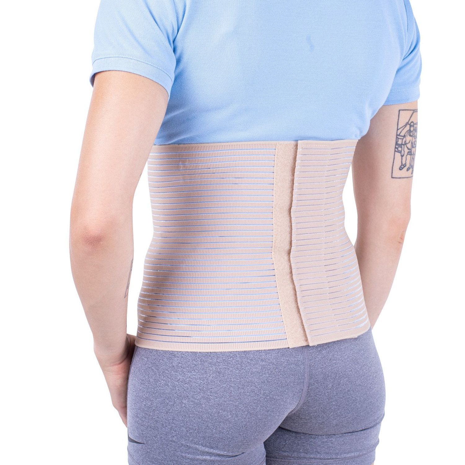 Corset abdominal pentru sustinere, Triamed, Abd 03 Tria, Bej, 6 fotografia produsului View 3 L