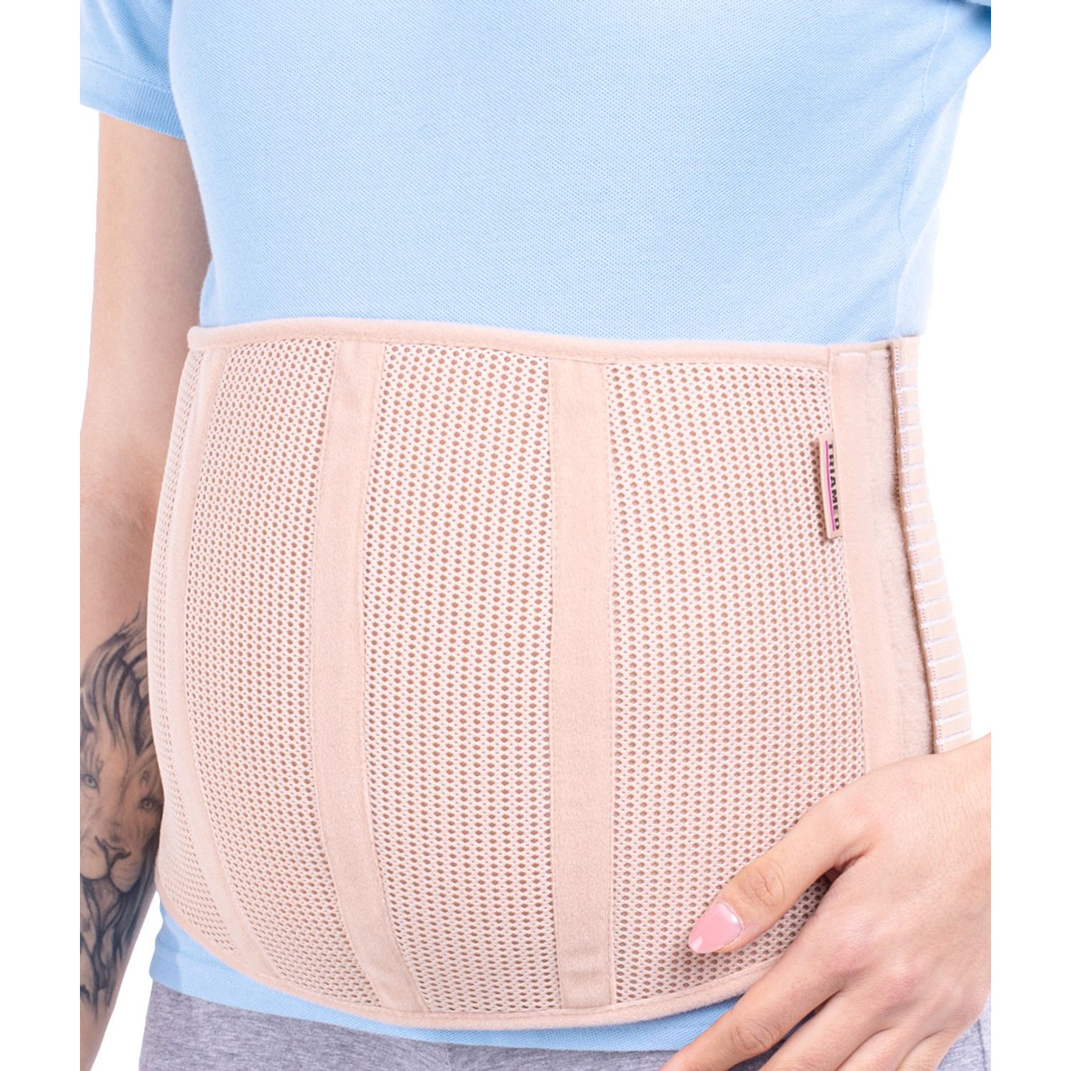 Corset abdominal pentru sustinere, Triamed, Abd 03 Tria, Bej, 4 fotografia produsului