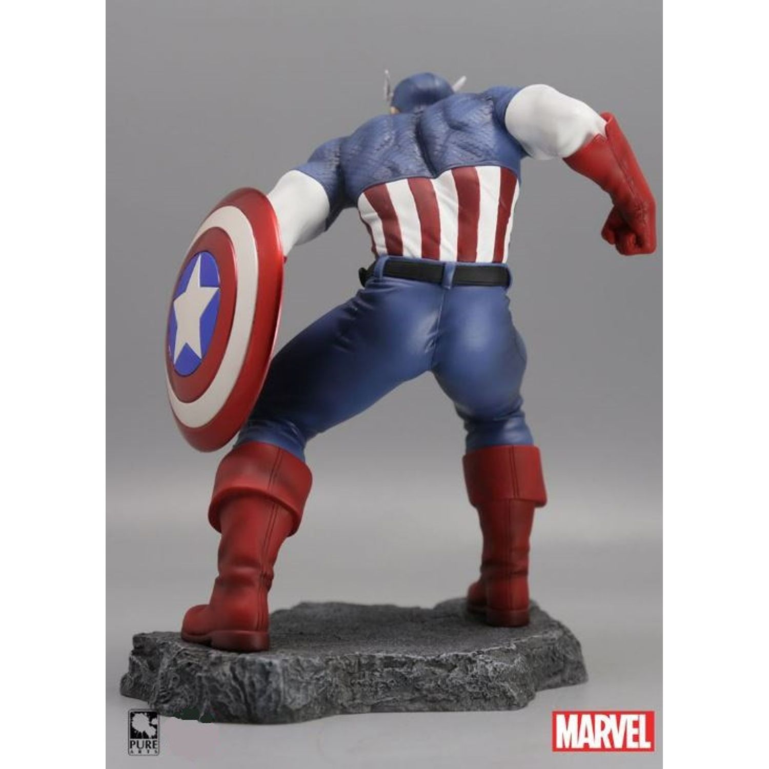 Statueta de colectie Marvel Captain America, 22 cm, Multicolor fotografia produsului View 5 L