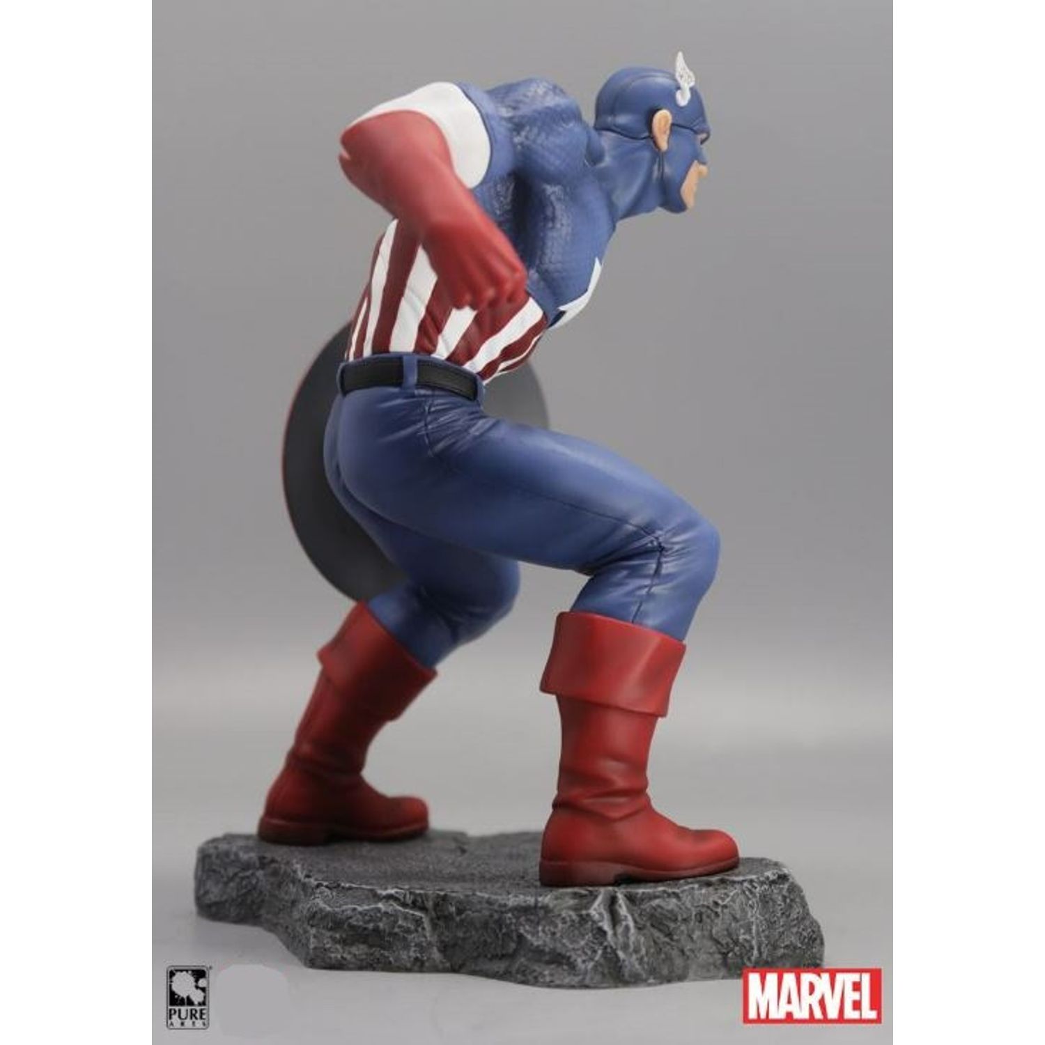 Statueta de colectie Marvel Captain America, 22 cm, Multicolor fotografia produsului View 3 L