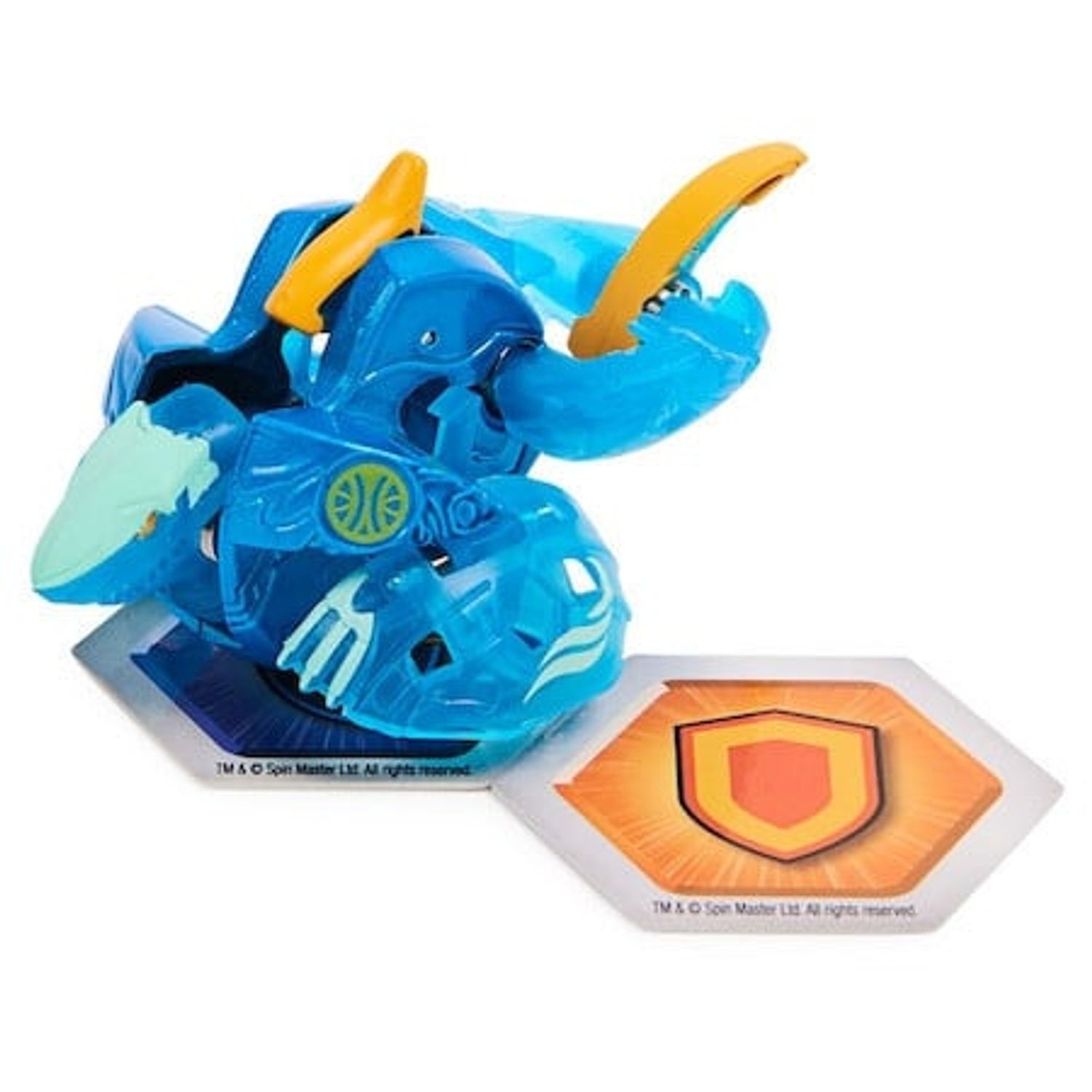 Figurina Metalica Bakugan Evolutions, Sharktar Albastru, 6cm fotografia produsului View 5 L