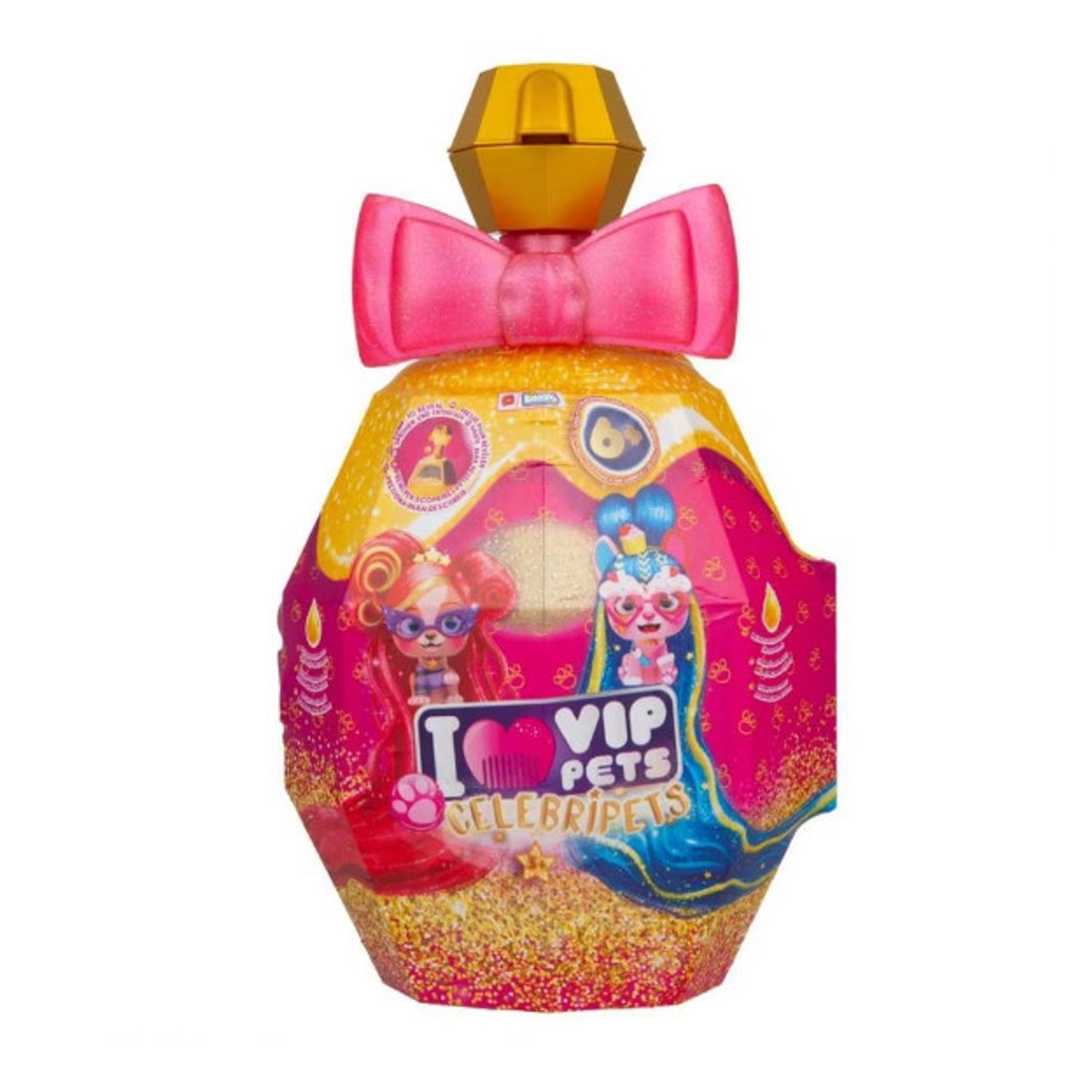 Catelus surpriza VIP Pets Celebrity cu 10 accesorii surpriza fotografia produsului View 2 L