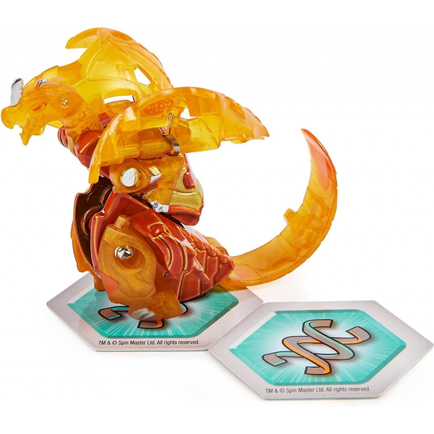 Figurina Bakugan Evolutions Platinum Series, Dragonoid, Galben, 7 cm fotografia produsului View 5 L