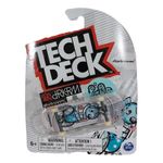 Mini placa skateboard Tech Deck Darkroom, Alb-Albastru, 9 cm fotografia produsului