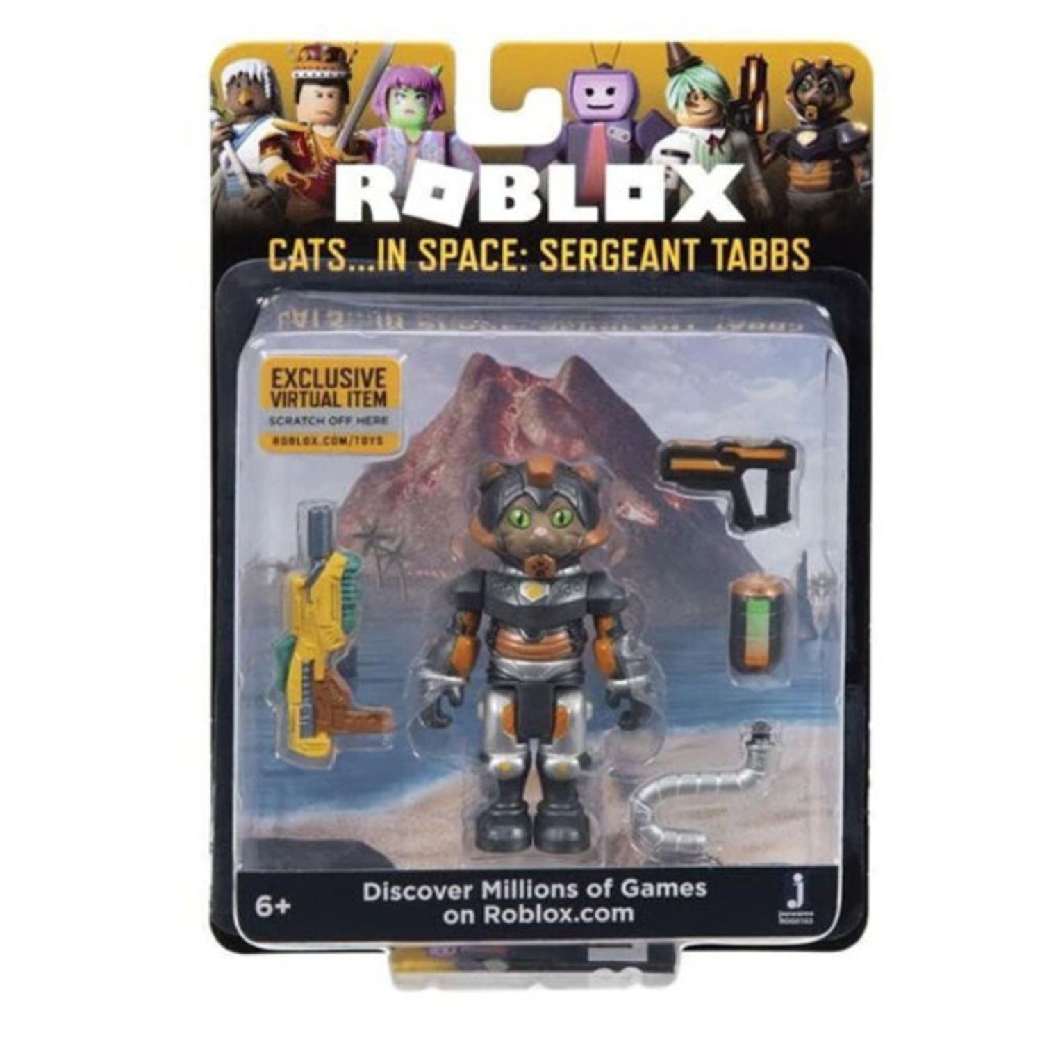 Figurina Roblox Celebrity, model Cats In Space Sergeant Tabs fotografia produsului View 3 L