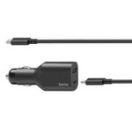 Alimentator laptop auto Hama USB-C Notebook Power, 5-20V/70W fotografia produsului