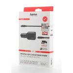 Alimentator laptop auto Hama USB-C Notebook Power, 5-20V/70W fotografia produsului View 2 S