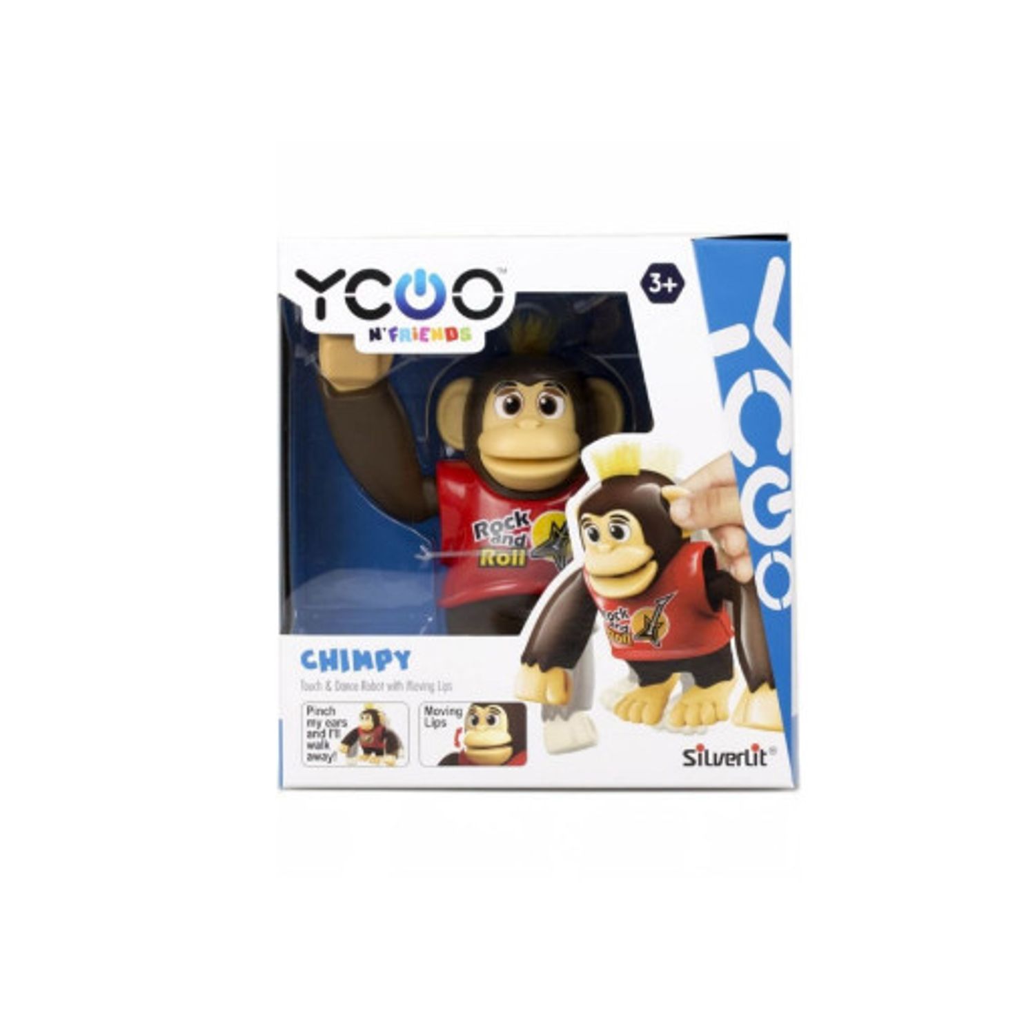 Robot electric Silverlit Ycoo si Prietenii, Cimpanzeu, Rosu fotografia produsului View 4 L