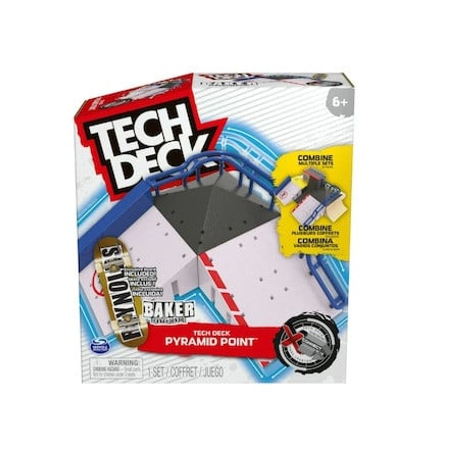 Set de Joaca Tech Deck, Rampa din lemn Pyramid Point, 20 cm fotografia produsului View 2 L