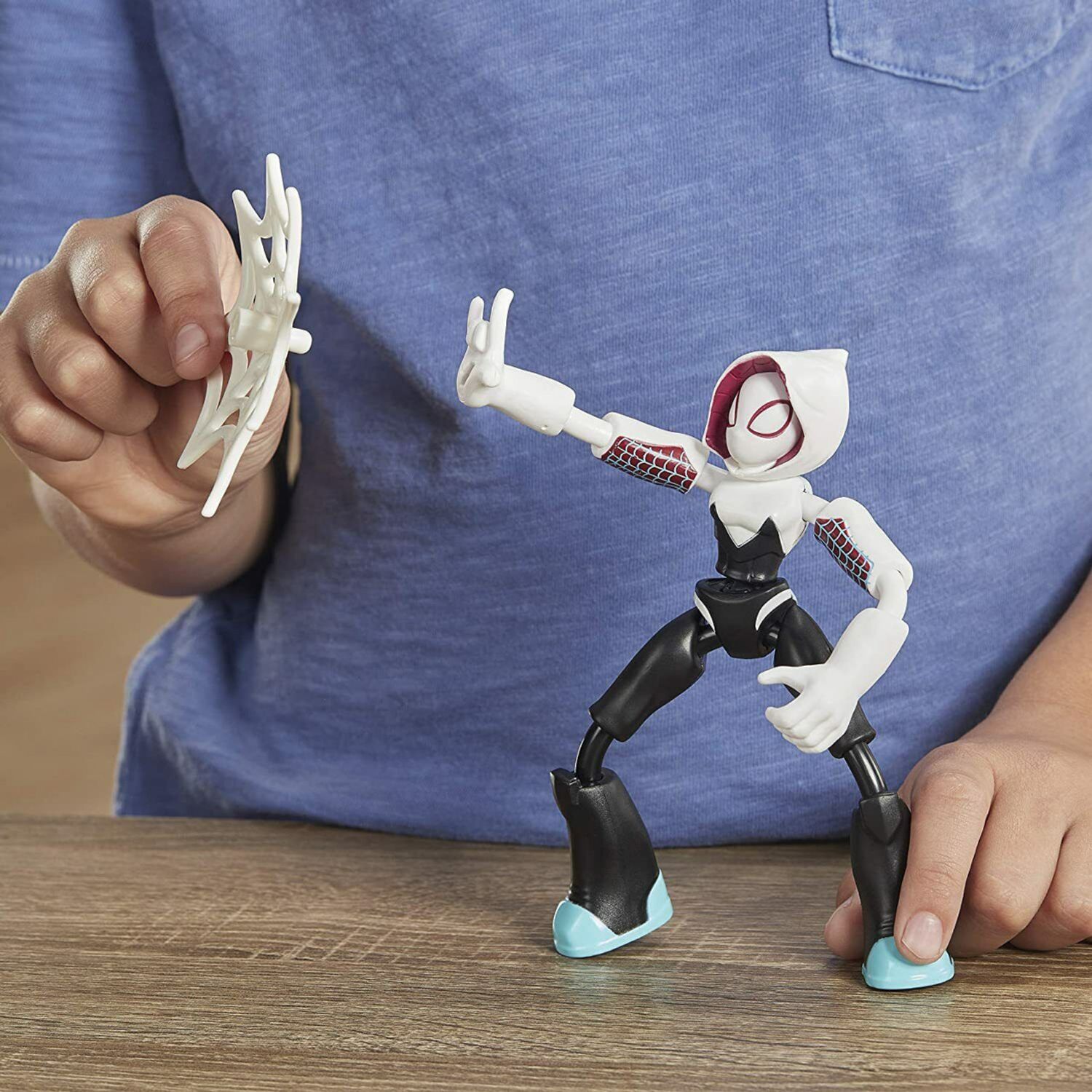 Figurina Hasbro SpiderMan, Ghost-Spider, 4 ani+, Multicolor fotografia produsului View 4 L