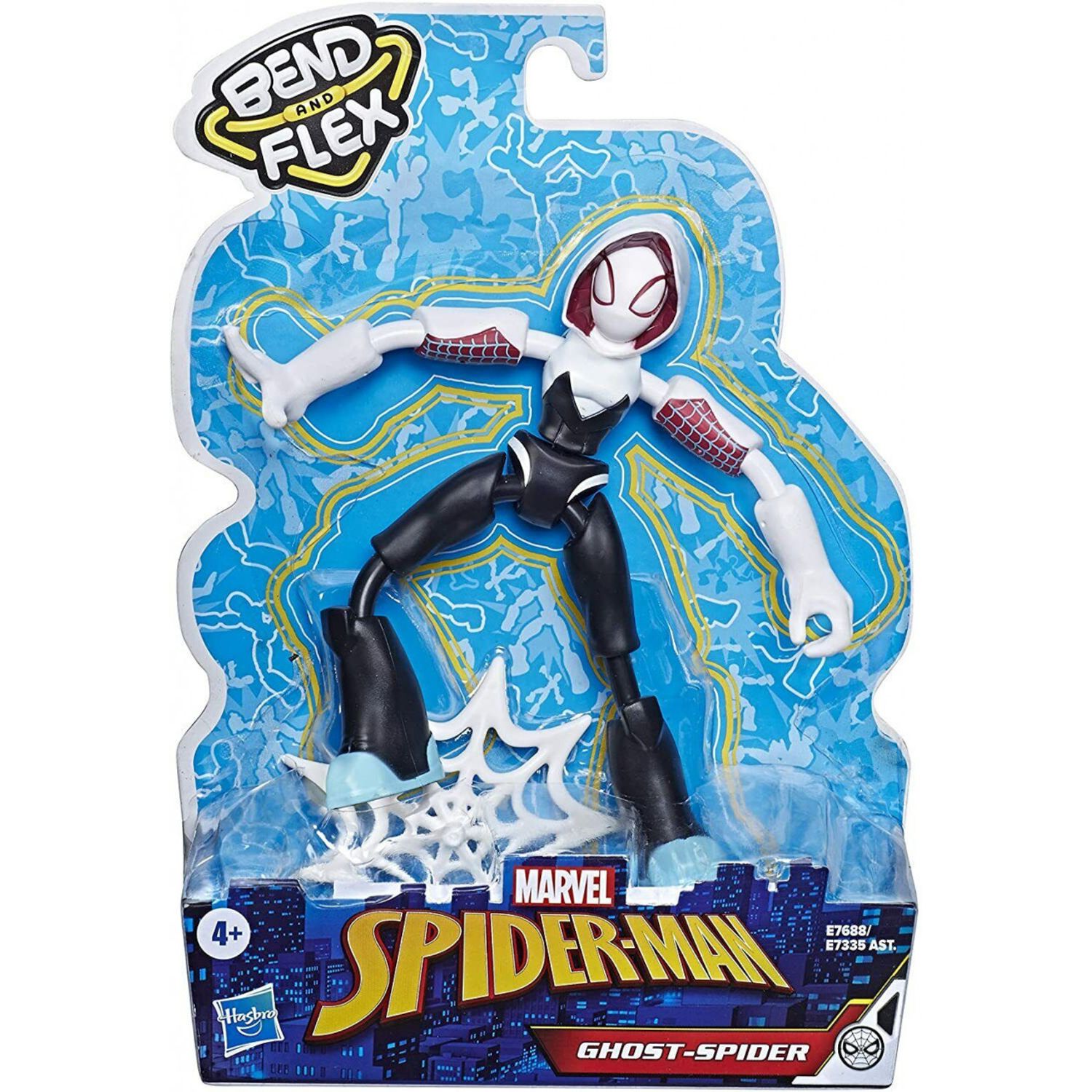 Figurina Hasbro SpiderMan, Ghost-Spider, 4 ani+, Multicolor fotografia produsului
