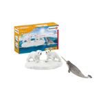 Figurina Schleich, Banc de gheata cu ursi polari si narval fotografia produsului View 2 S