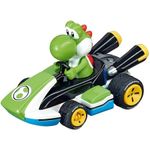 Masinuta Carrera Pull Speed Mariokart, Yoshi, Verde, 10 cm fotografia produsului