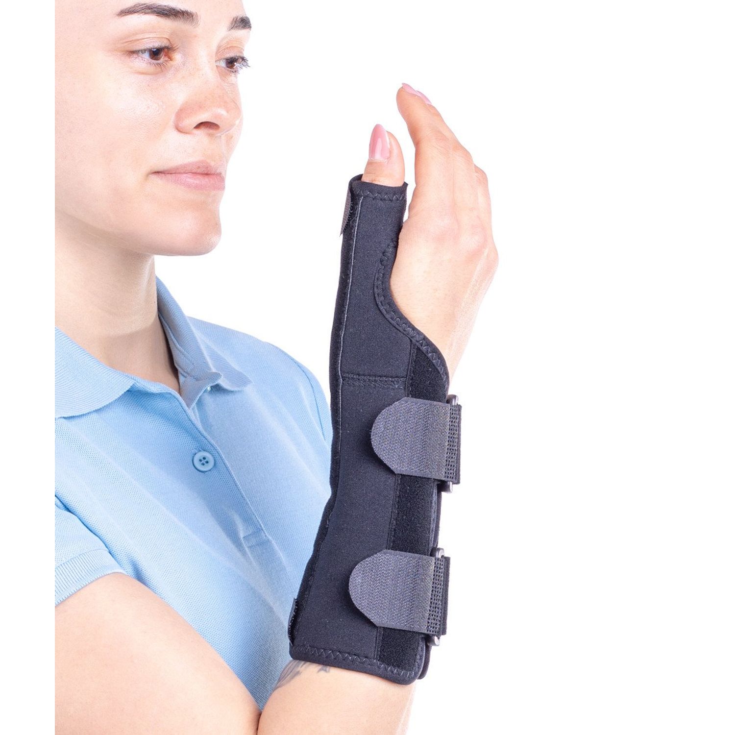 Orteză de police fixa Triamed UNOFIX PLUS, Negru, 3, Stang fotografia produsului View 2 L