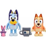 Set 2 figurine Bluey si Bingo - Photo Fun, 4 piese, 3 ani+ fotografia produsului