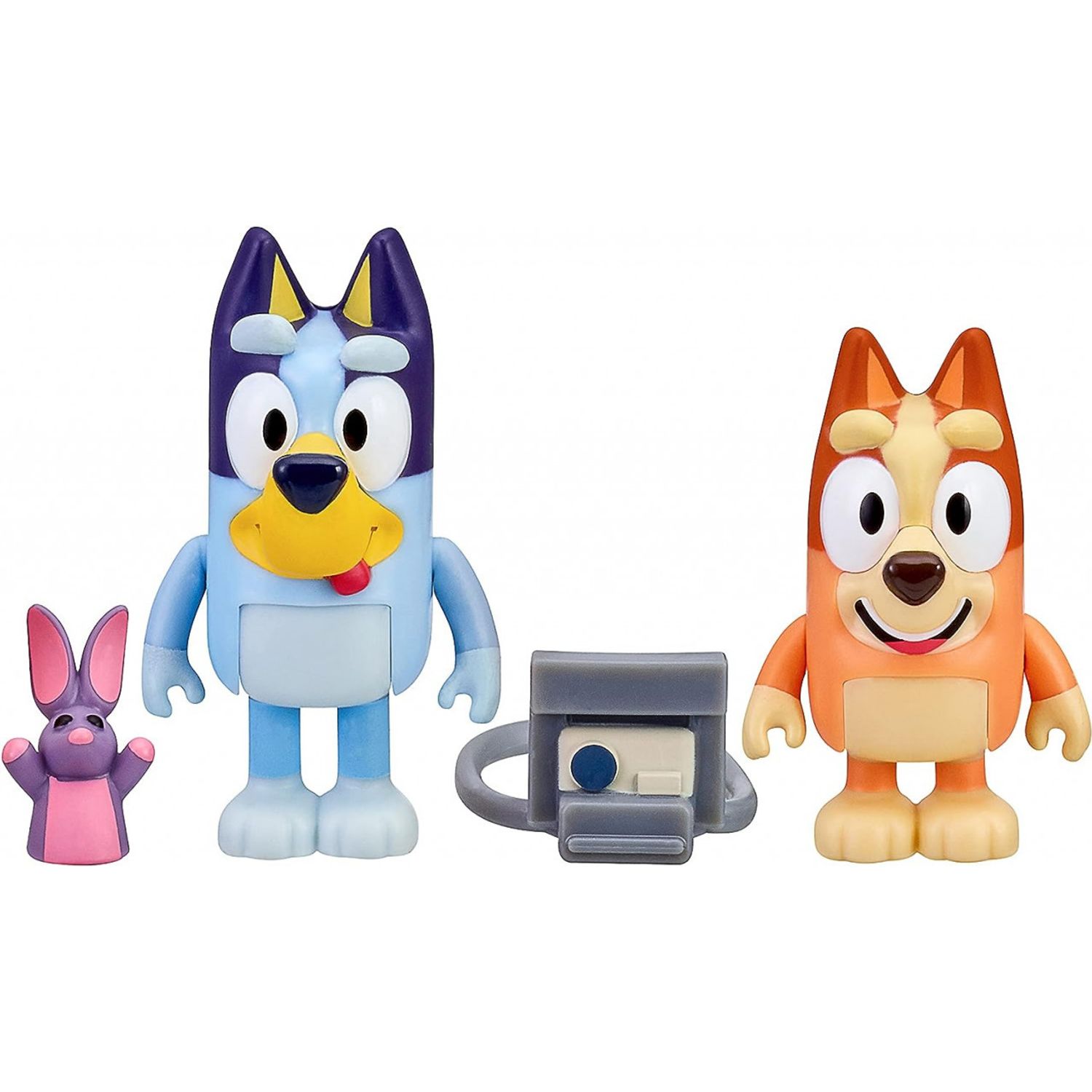 Set 2 figurine Bluey si Bingo - Photo Fun, 4 piese, 3 ani+ fotografia produsului